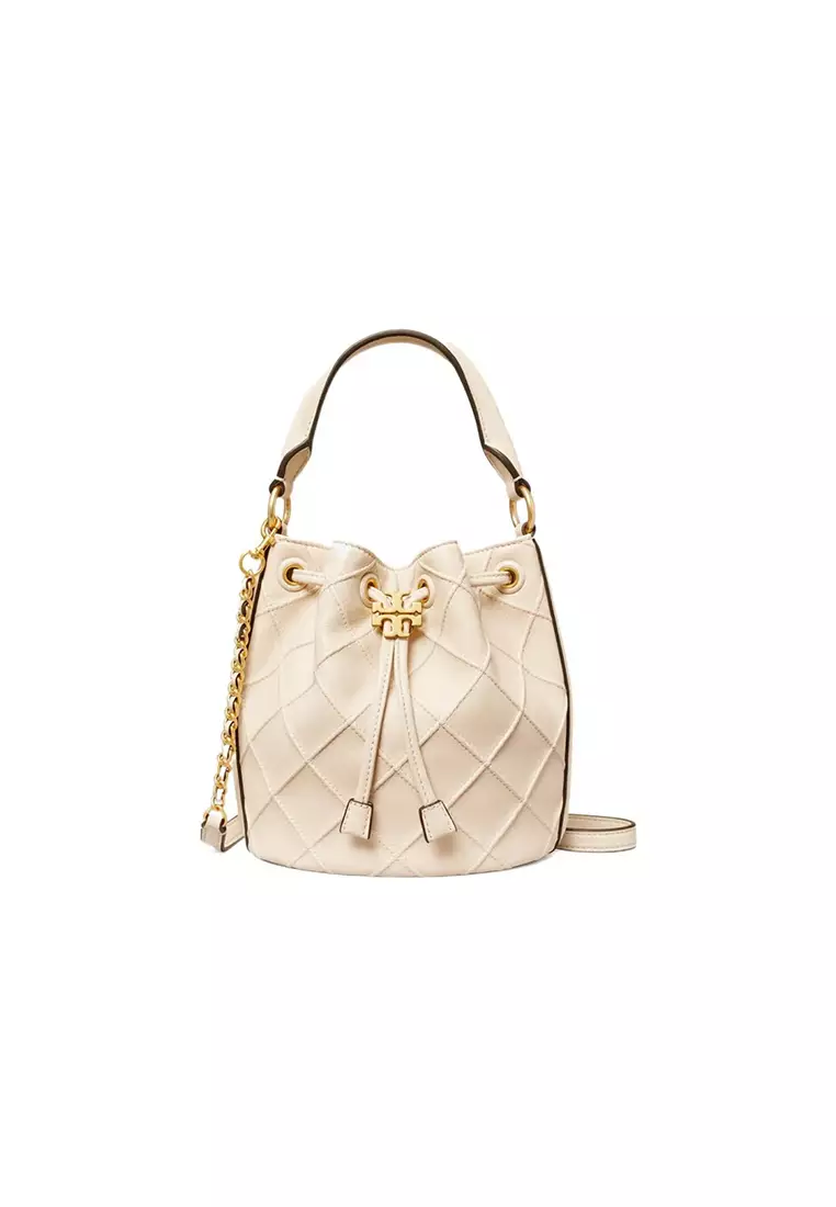 Leather bucket bag tory burch Clearance