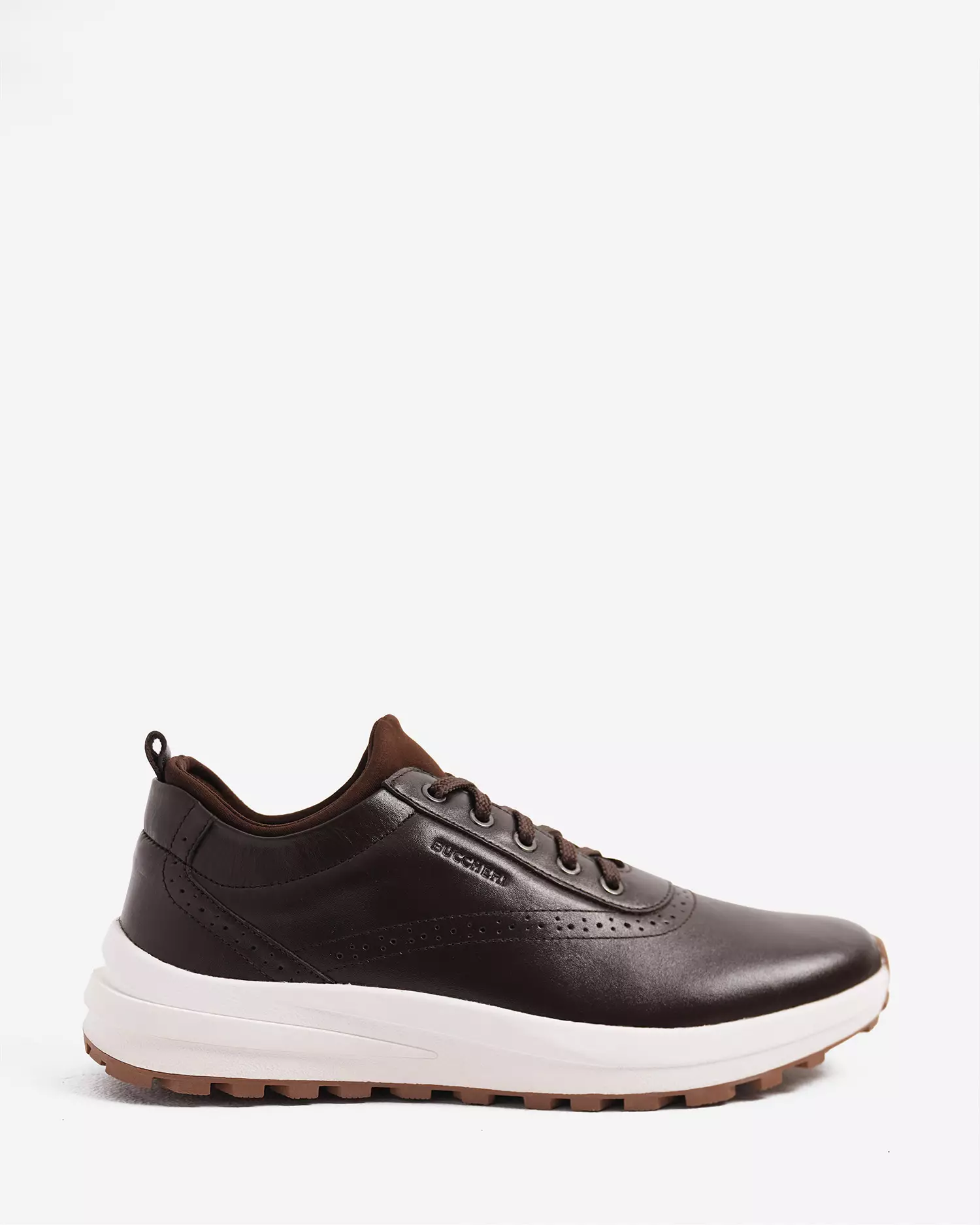 Buccheri Elim Lace Up Men Dark Brown