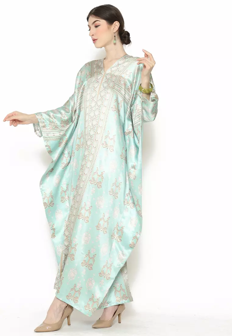 Kanzi Exclusive Long Sleeve Songket Kaftan