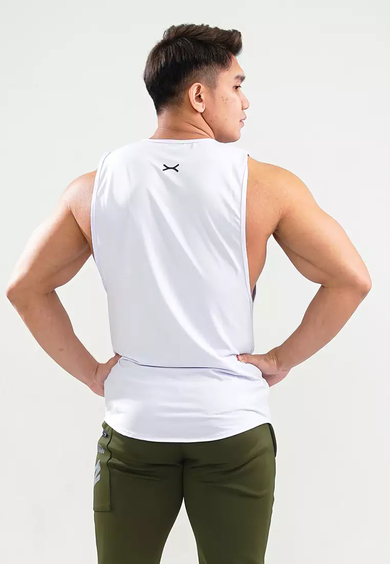 Deepcut Tanktop Sports Big Muscle series White