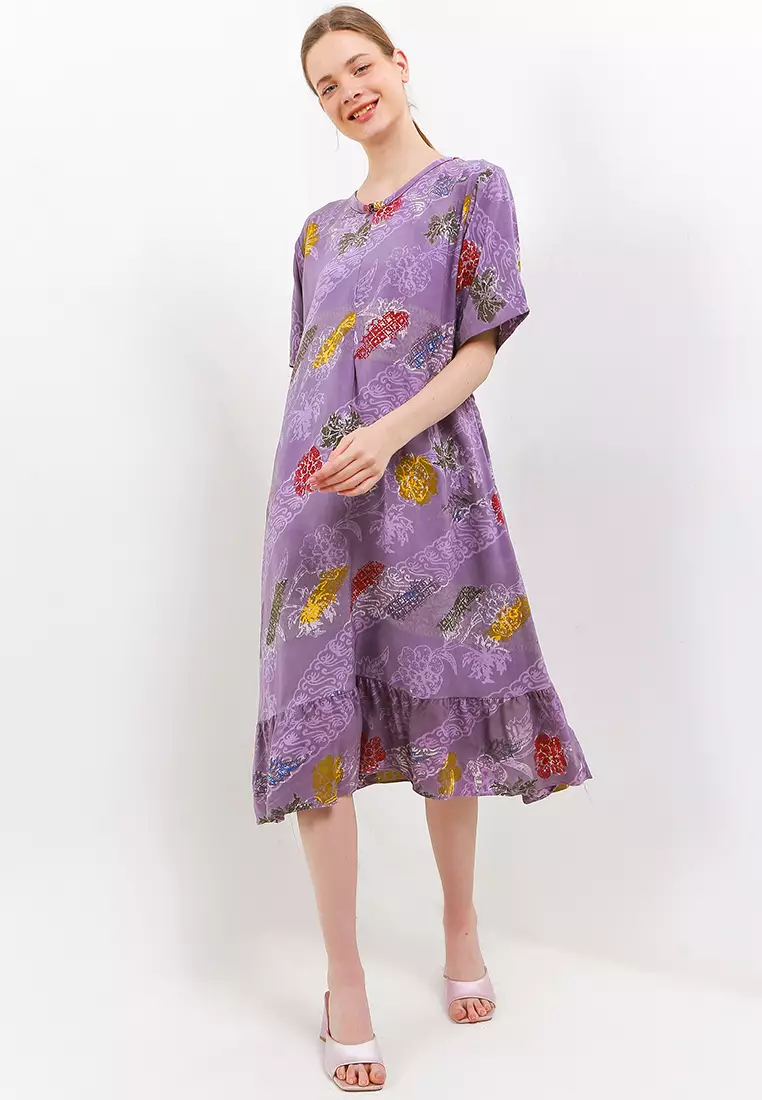Daster Wanita Home Dress Anizara LiLac