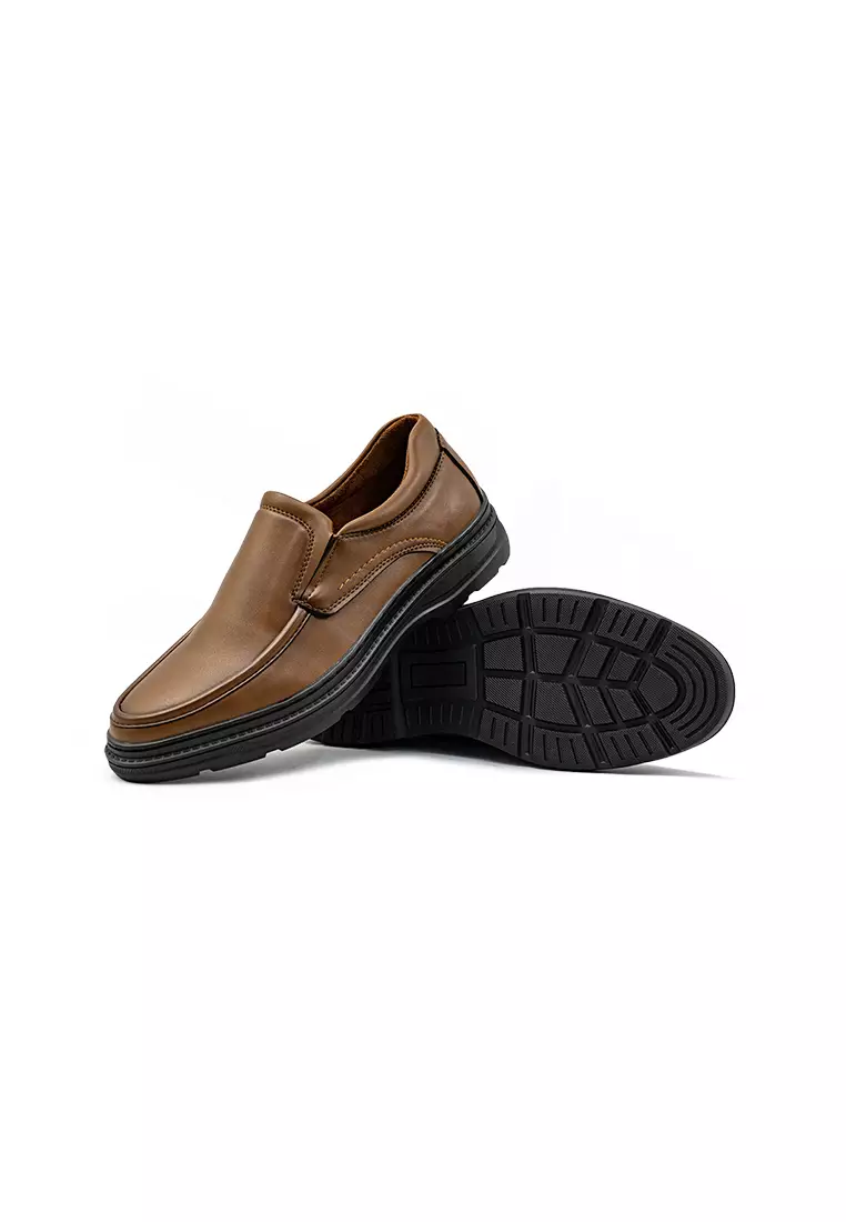 Men's Formal Slip On MY 26299 Brown C77