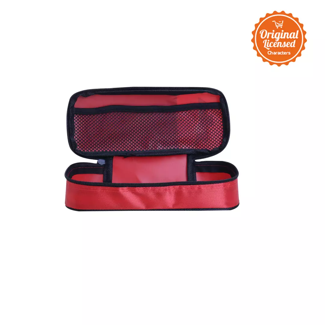 Tempat Pensil Spiderman Original – Pencil Case Spiderman Merah 22x9 cm | Kotak Pensil Anak Marvel