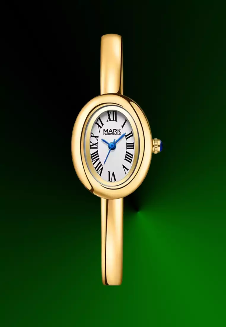 Ladies Quartz Watch, Bangle Bracelet