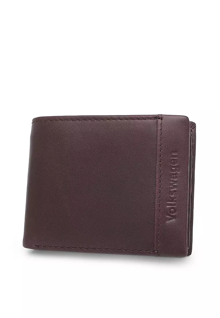 Gift Set - Genuine Leather RFID Wallet + 40mm Automatic Belt - Brown / Black