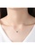 Rouse red S925 Korean Geometric Necklace F771DACC83B395GS_2