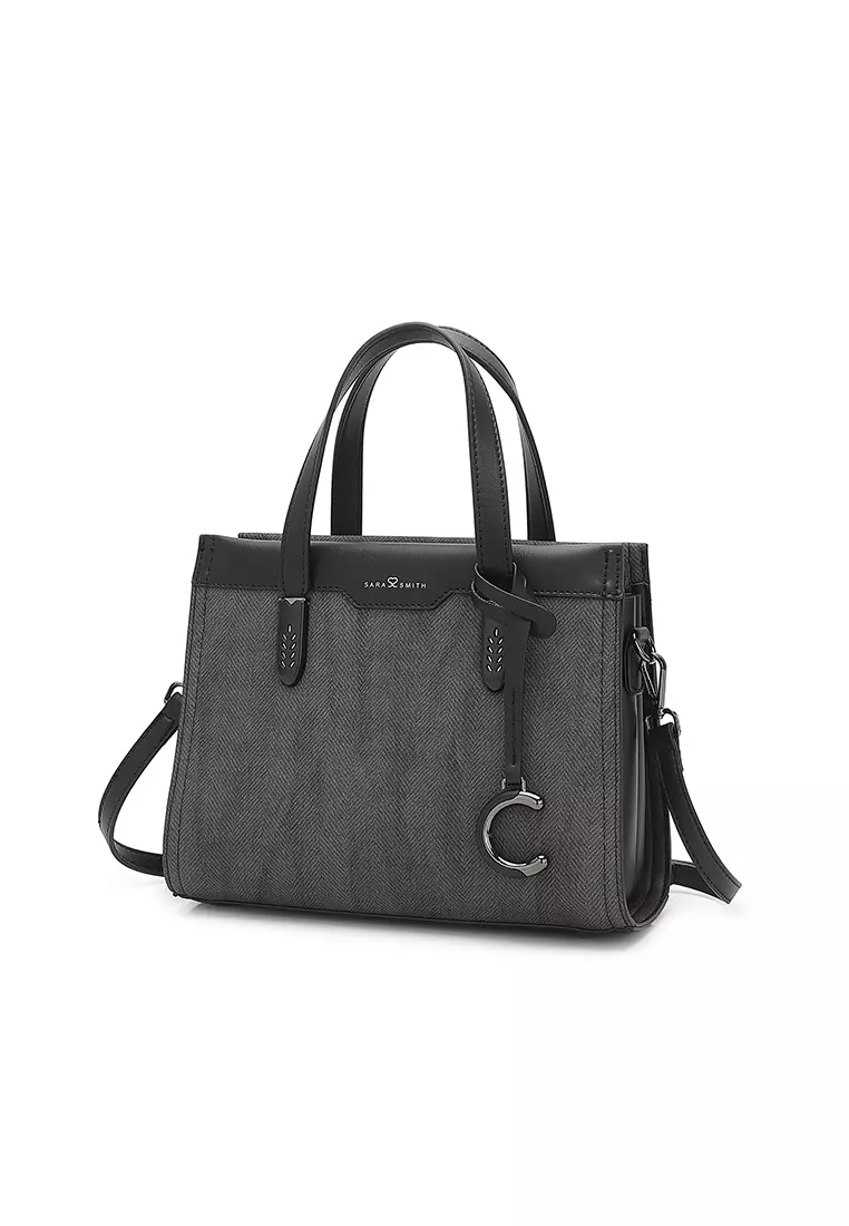 Women's Top Handle Bag / Sling Bag / Crossbody Bag / Shoulder Bag - Black