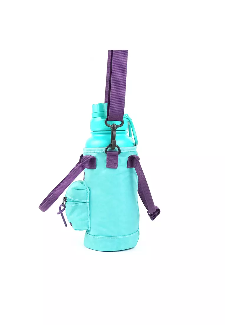 32oz Bottle Bag Teal/Violet