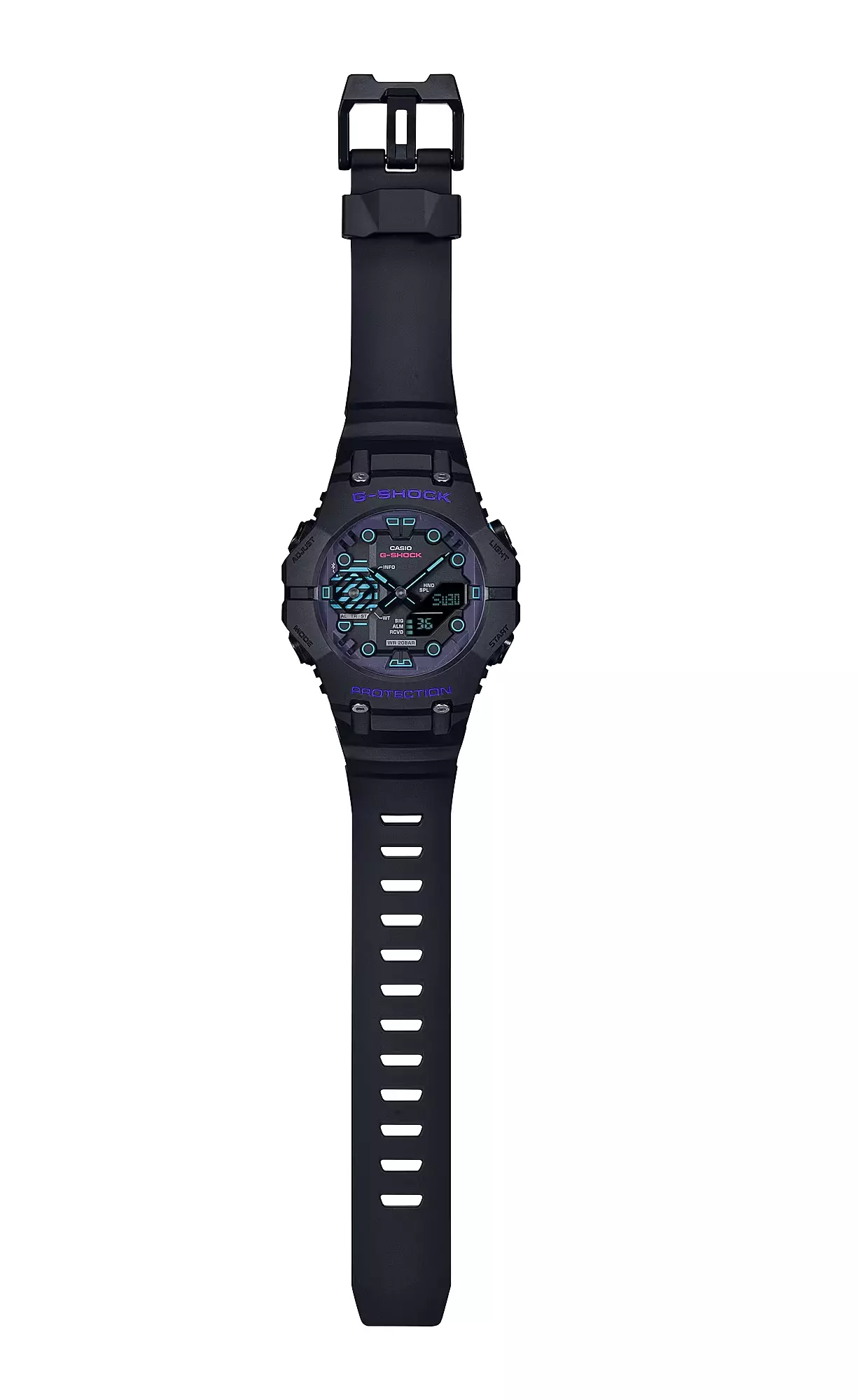 G-SHOCK Men GA-B001CBR-1A Dualtime Black Blue Resin