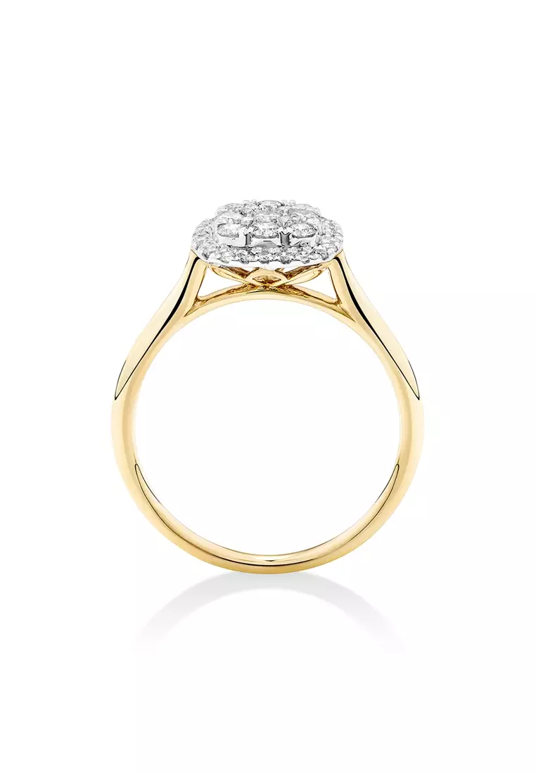 Michael hill square diamond ring online