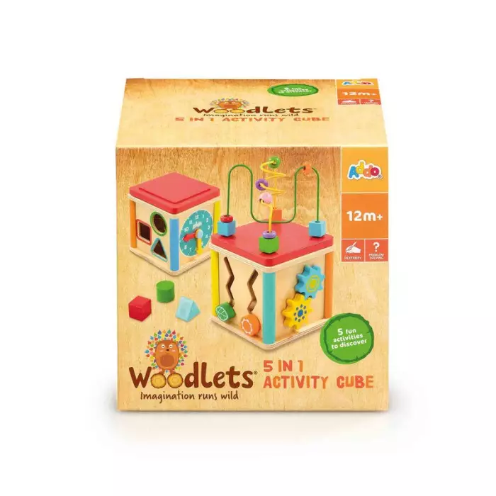 Jual Mothercare Addo Woodlets 5 in 1 Activity Cube - Mainan Kayu ...