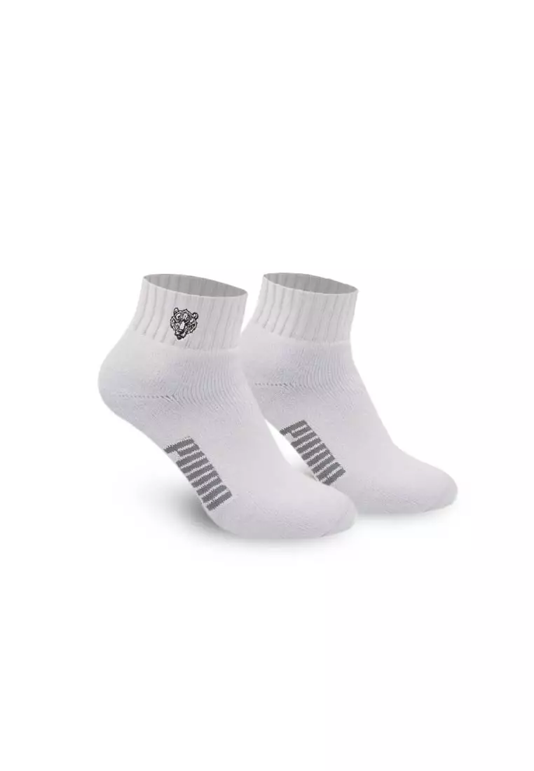 Puma Men’s Embroidered Thick Sports Ankle Socks 3 pairs in a pack PMSEG11