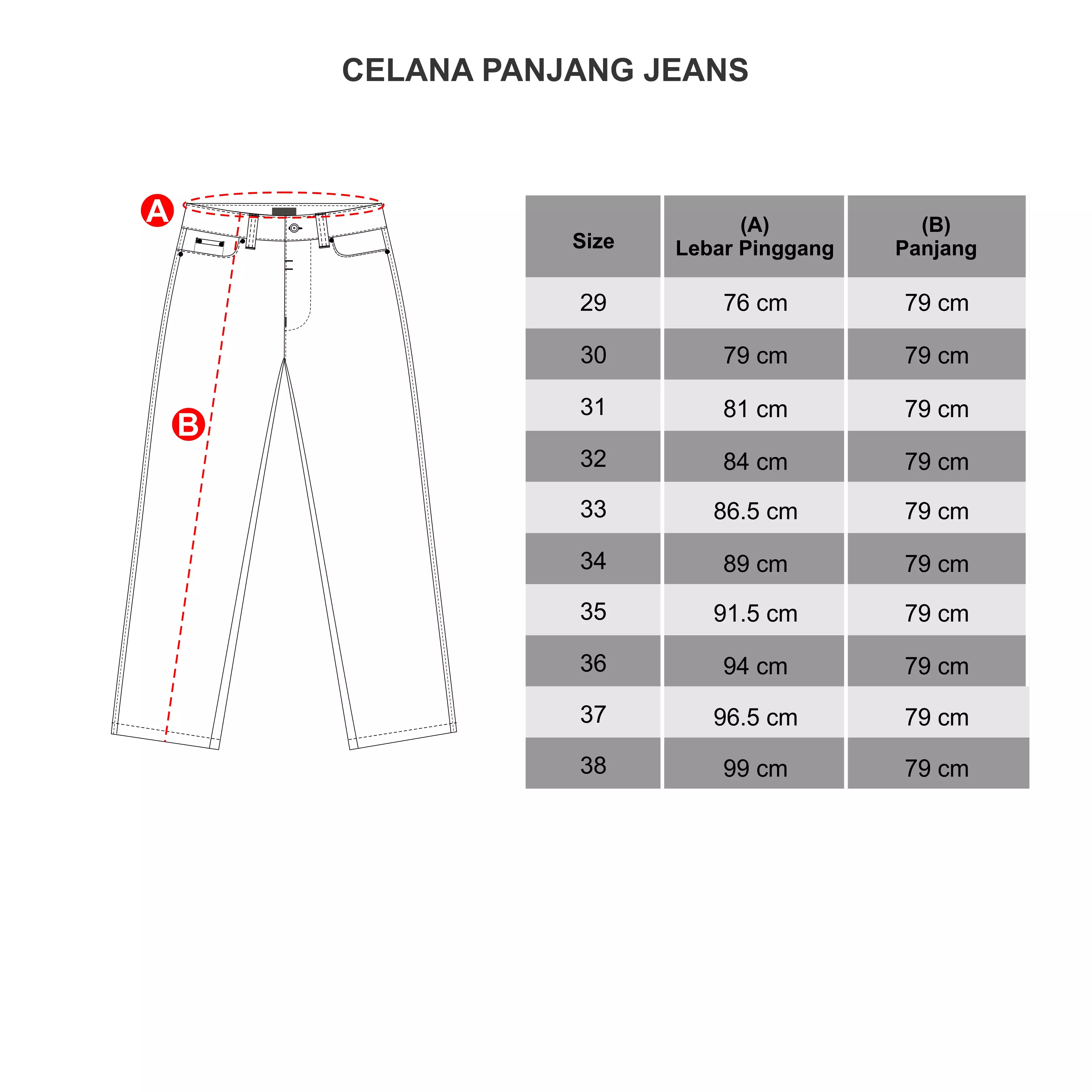 LGS - Celana Panjang Jeans - Premium - Stretch - Biru - Slim Fit - JPF.369.PS102.A669.C