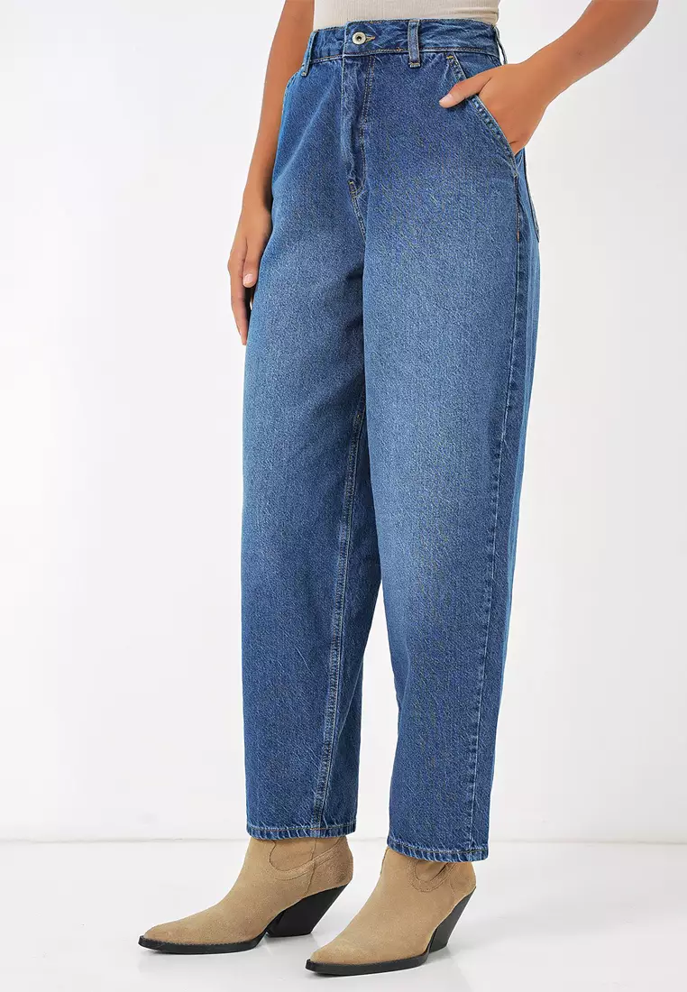 High Waist Baggy Jeans