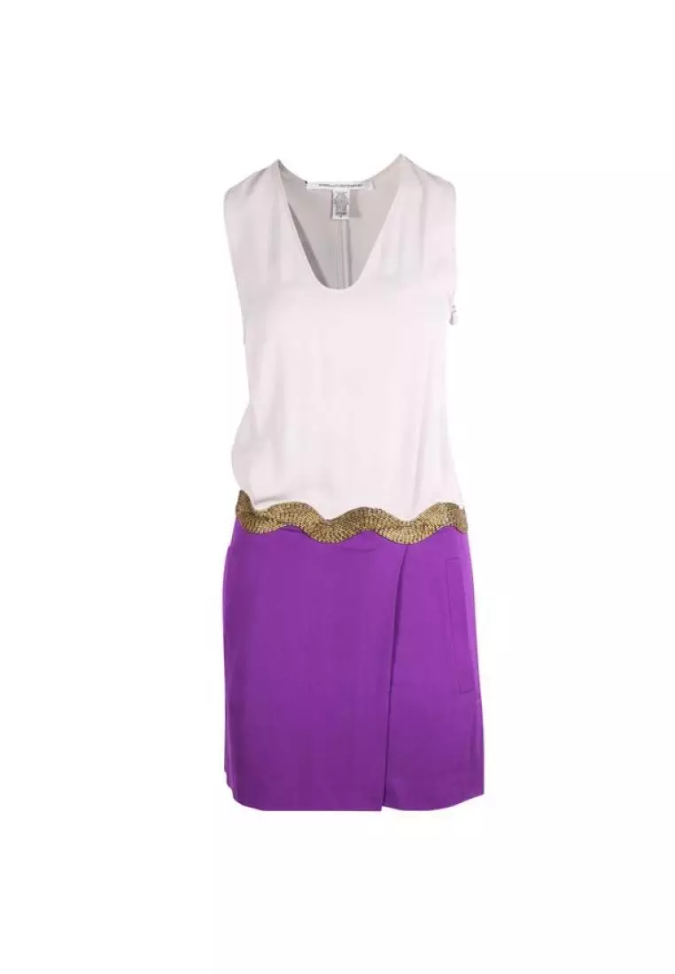 Purple and clearance gold dress casual