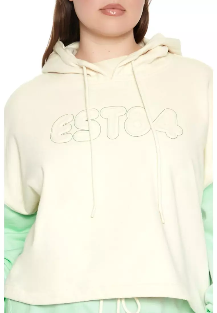 Forever 21 colorblock hoodie store