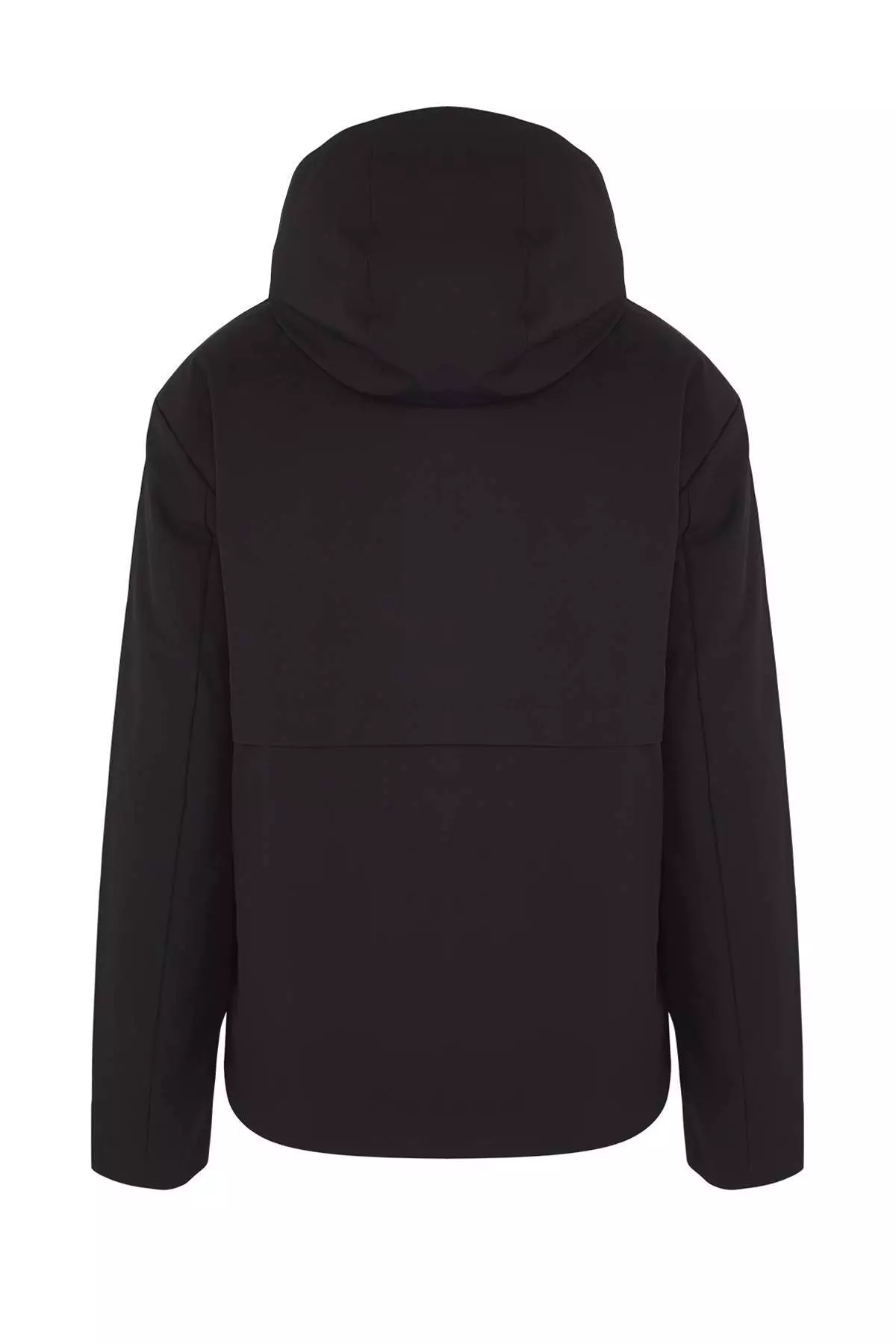 Black Fitted Winter Parka Thick Men'S Coat Tmnaw26Mo00007