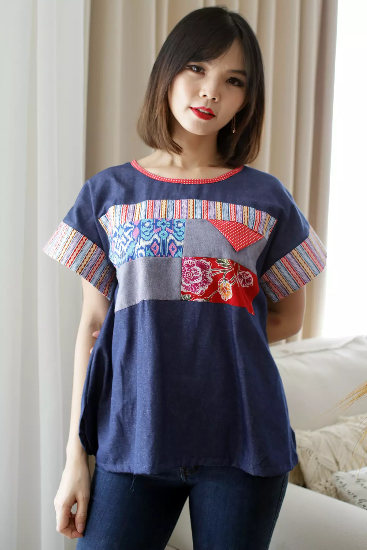 Cempaka Denim Mochi Batik