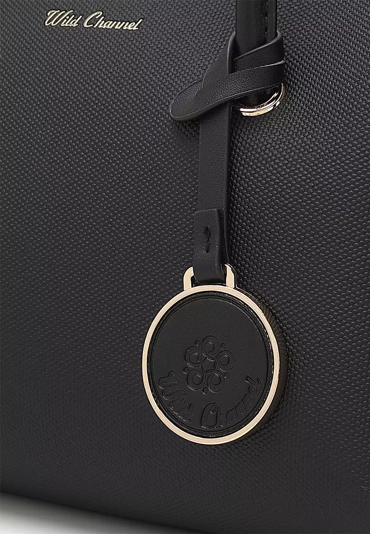Women's Top Handle Bag / Sling Bag / Crossbody Bag (手拿袋 / 斜孭袋) - 黑色
