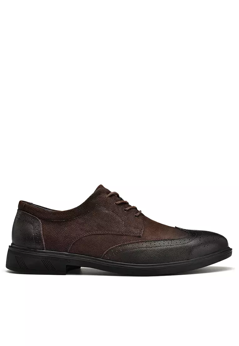 Discount on Twenty Eight Shoes  shoes - SKU: Grain Leather Brogue Derby Shoes Yy282