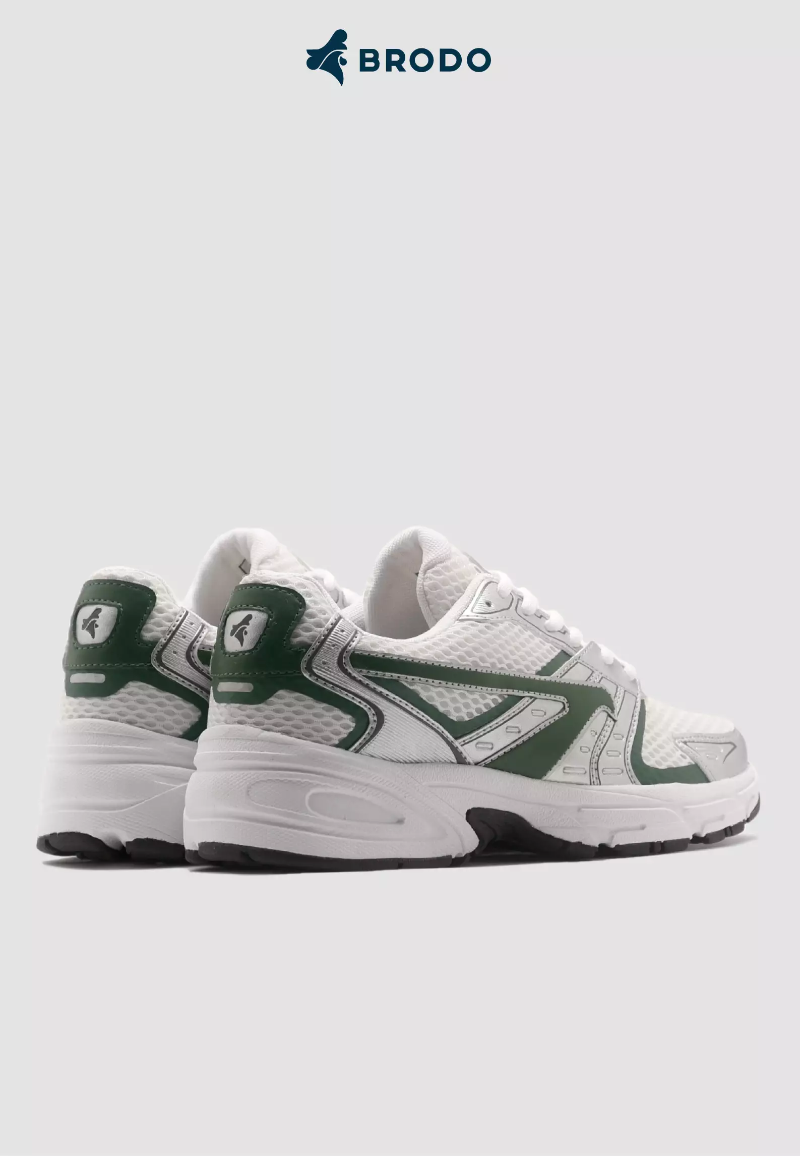 BRODO - Sneakers Ace Neptune Silver Green WS