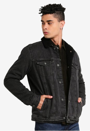 Wallpaper Jual Jack Jones Jean Jacket Teddy Collar Denim Jacket Original Desktop Wallpaper