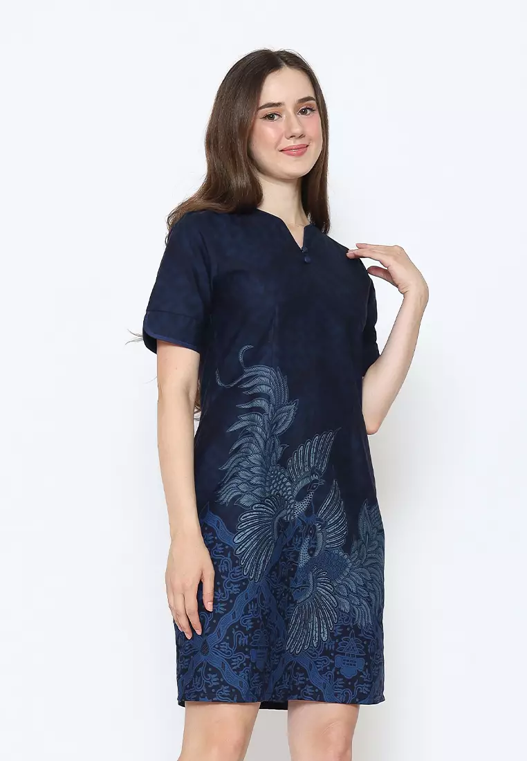 Hadinata Batik Wanita Superfine Dress Furing Salma Sidharta