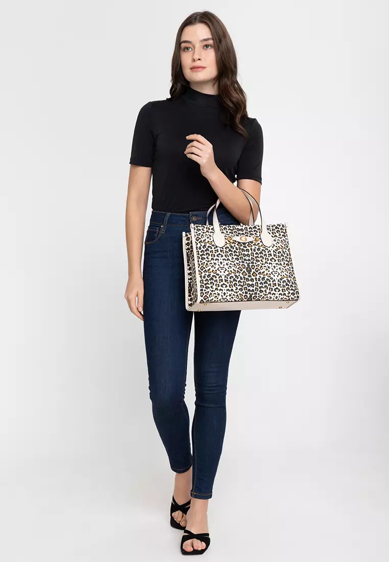 Buy GUESS Izzy 2 Compartment Tote Bag 2023 Online | ZALORA Philippines