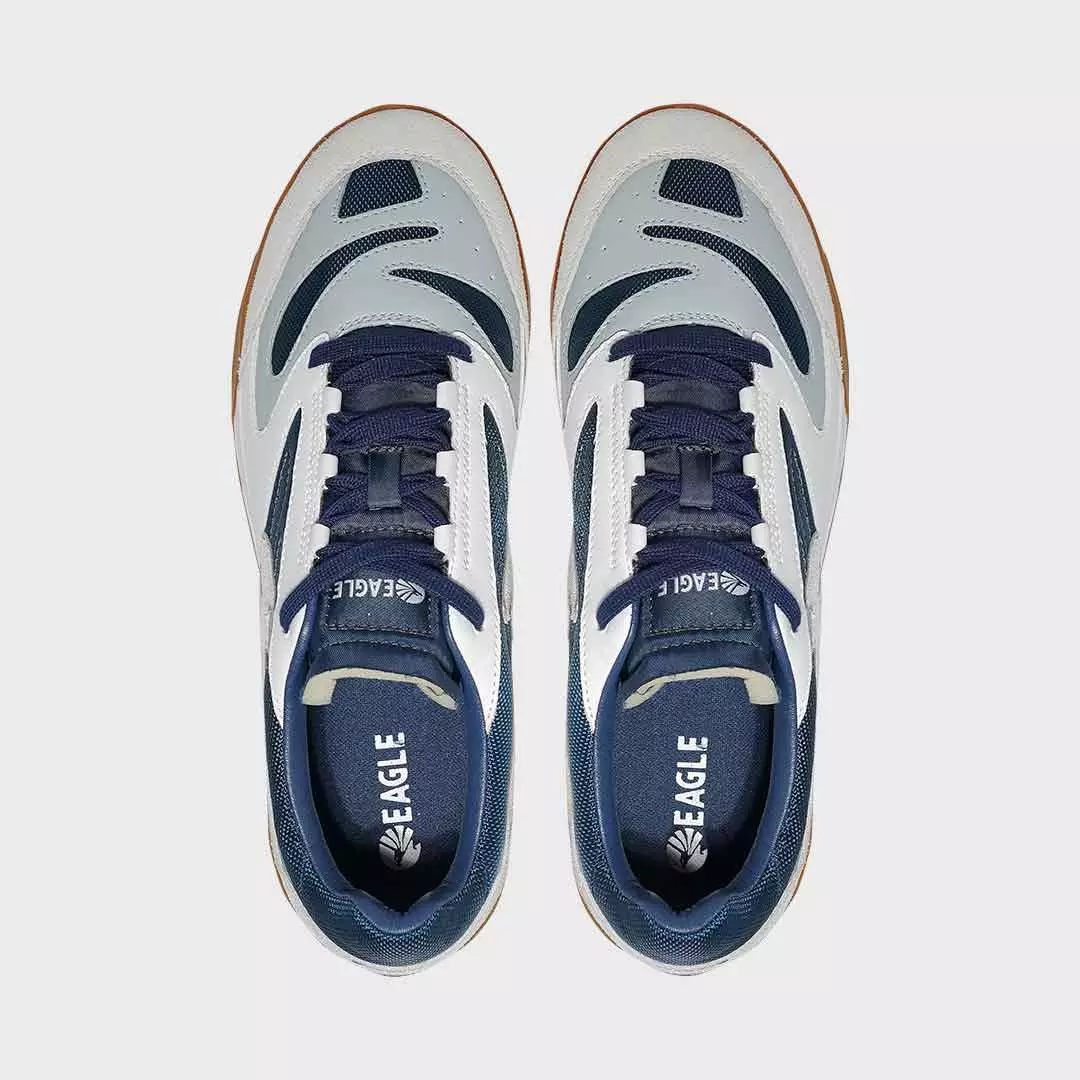 Eagle Sepatu Sneakers Lifestyle Neo England - PUTIH/BIRU TUA