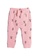 FOX Kids & Baby pink Printed Front Pocket Drawstring Knit Pants 416E5KA41F5387GS_1