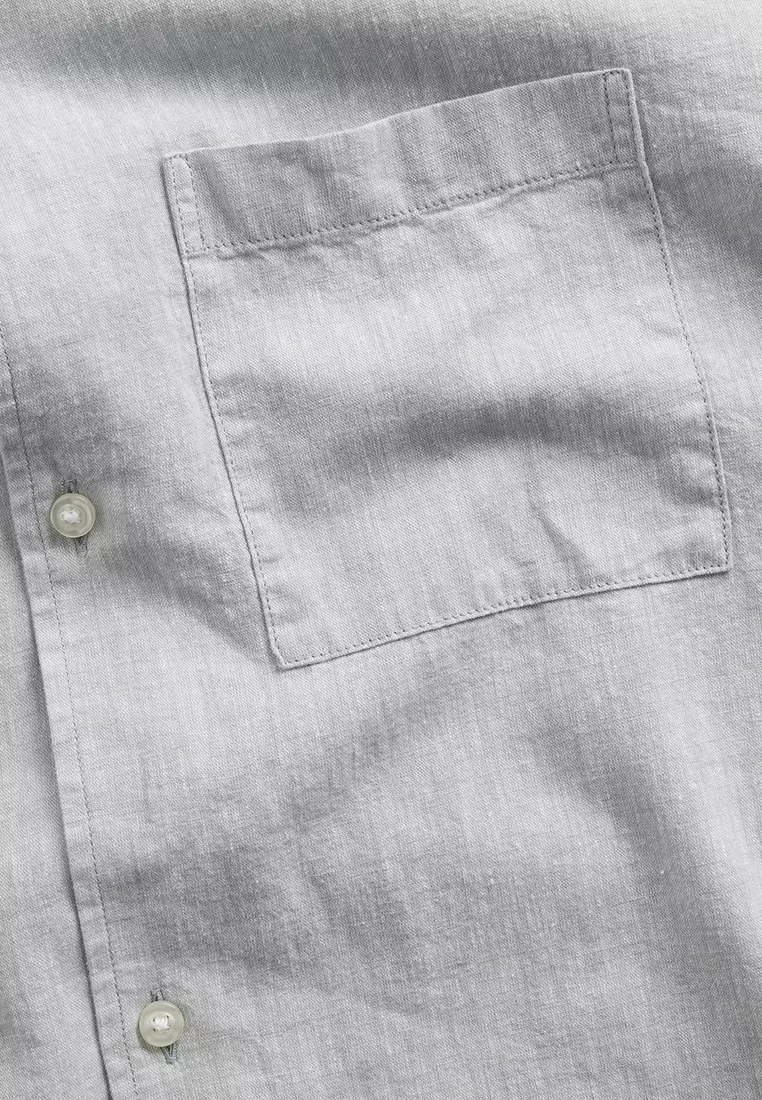 Short Sleeves Linen Shirt