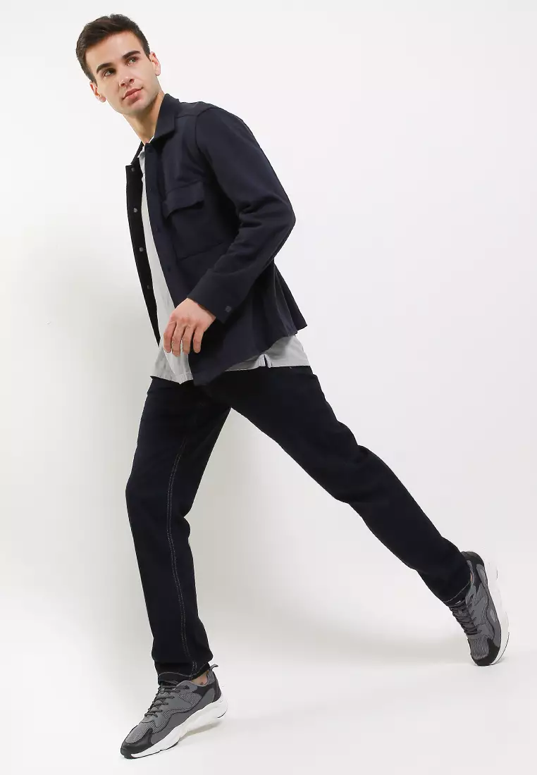 CJ Straight Slim Selvedge Denim Five Pockets