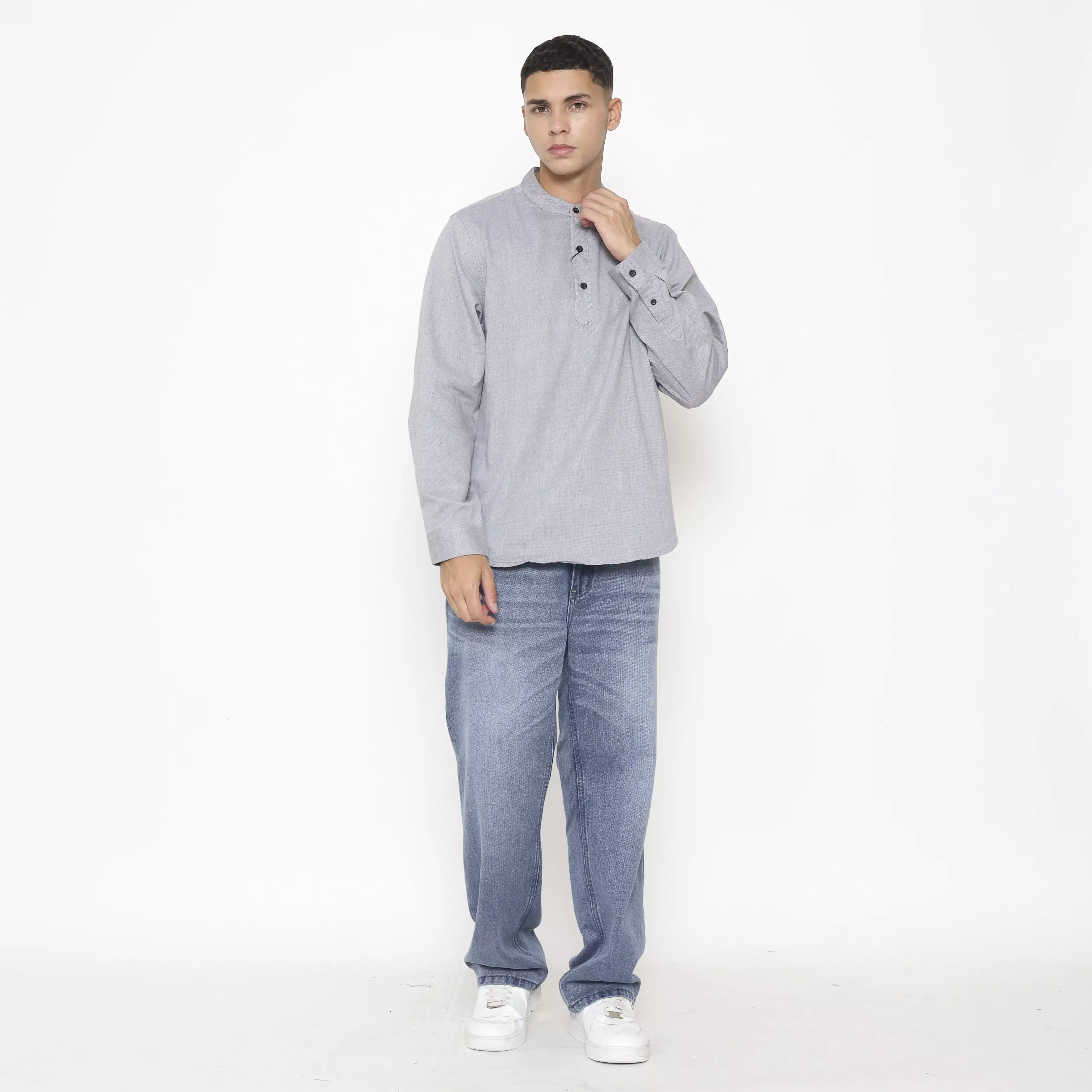 Juice Ematic Kemeja Lengan Panjang Pria Corgee Koko Men Shirt Long Planet Surf