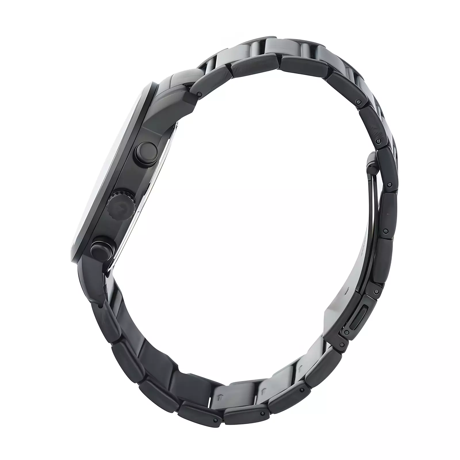 Jam Tangan Chronograph Pria - IP Black - Stainless Steel - 6660 MCBIPBA