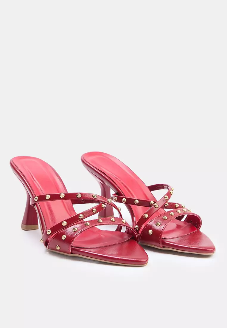 Stud Mid Heels