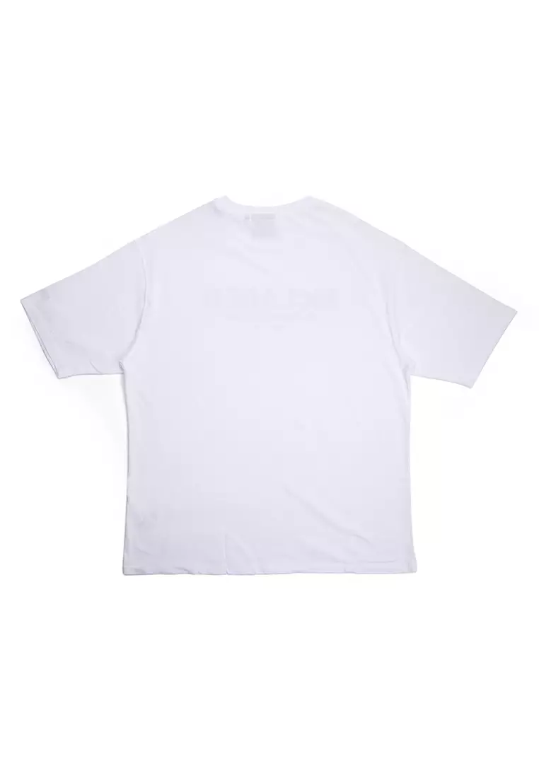 NE McLaren Racing Wordmark White Oversized Short Sleeve T-Shirt