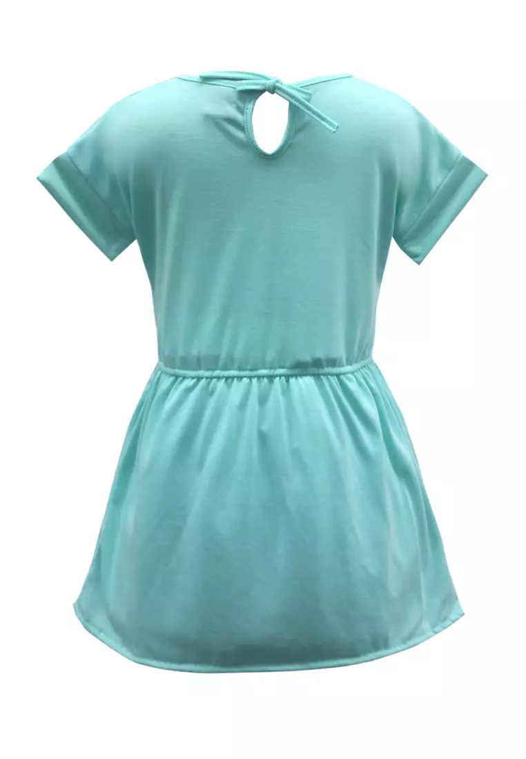 Two Mix Dress Anak Perempuan Bahan Kaos - Daster Anak - Baju Anak Rumah 4122