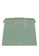 Strathberry green and beige BOX CRESCENT SHOULDER BAG - SAGE WITH VANILLA STITCH 579B7AC4D1DF5AGS_6