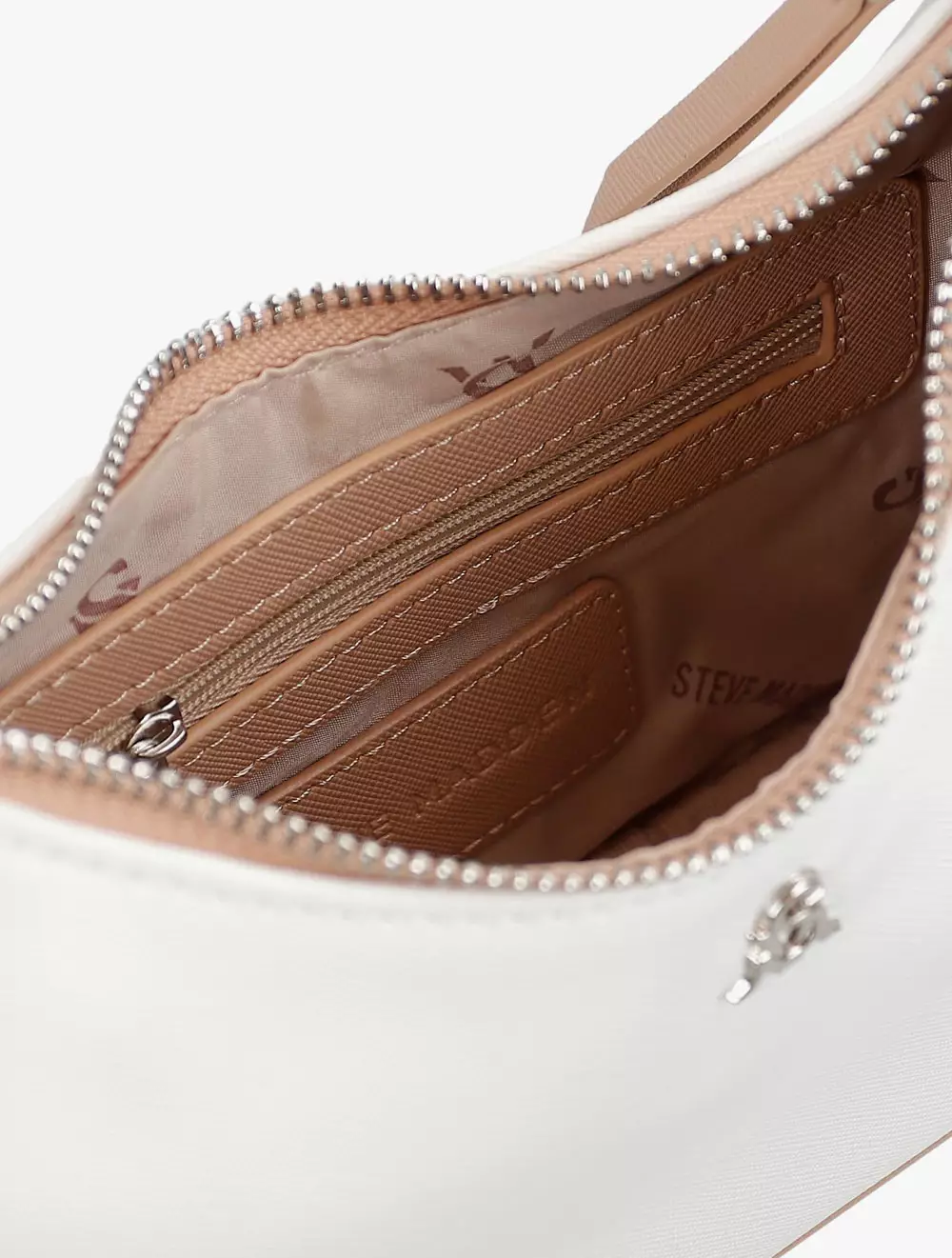 Steve Madden BVITAL-S Women's Crossbody Bags-  WHITE/TAN - Beige