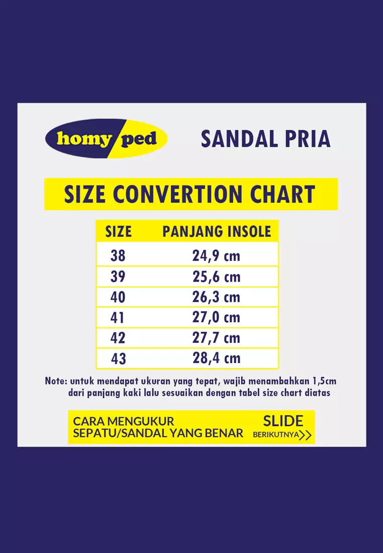 Homyped Cervo 02 Sandal Selop Pria
