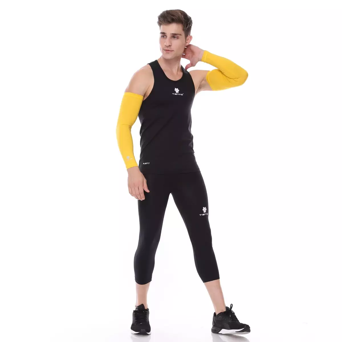 Manset Tangan / Hand Sleeve/ Arm Sleeve Yellow Men