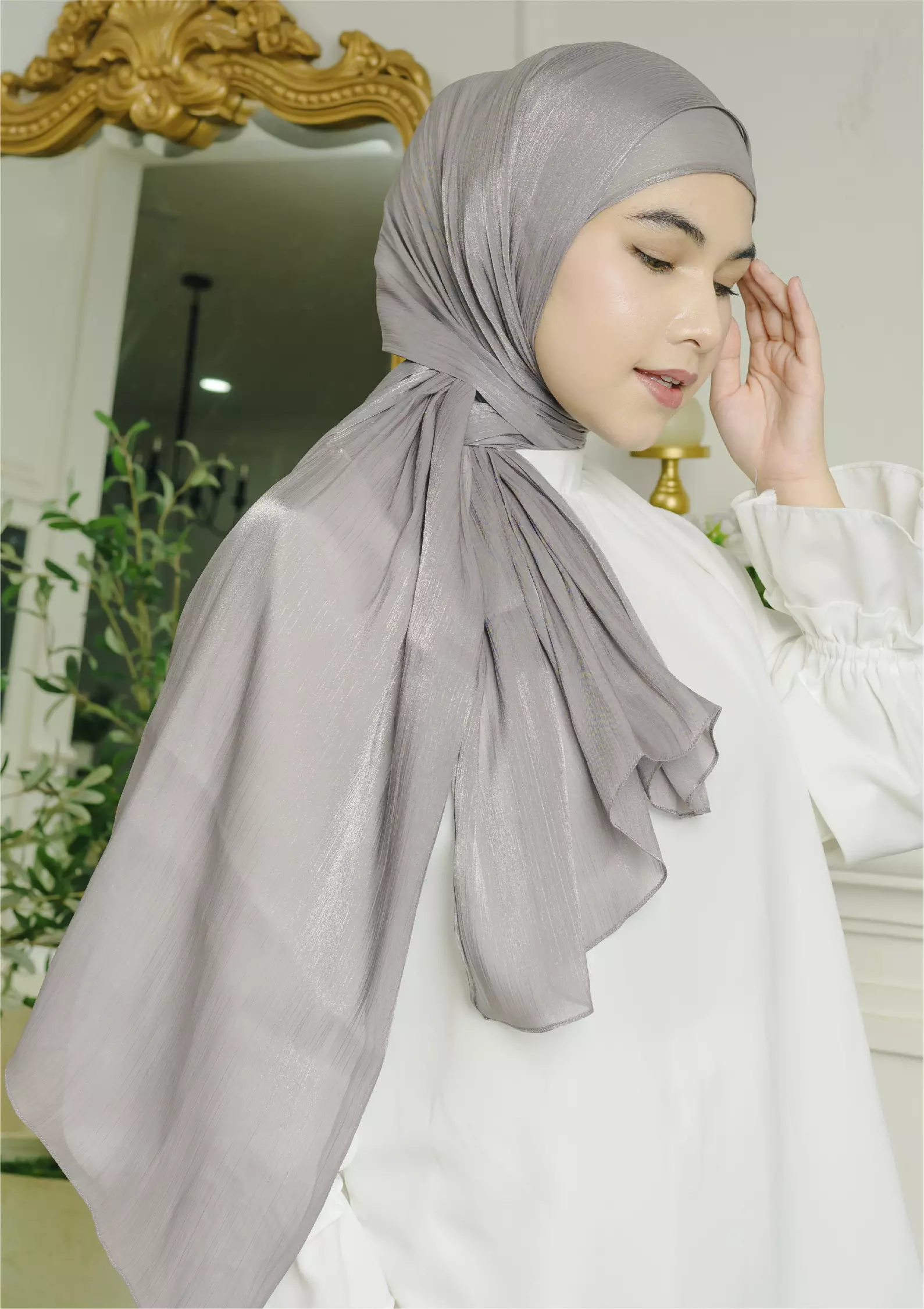 Yora Silk Shawl Frappuccino
