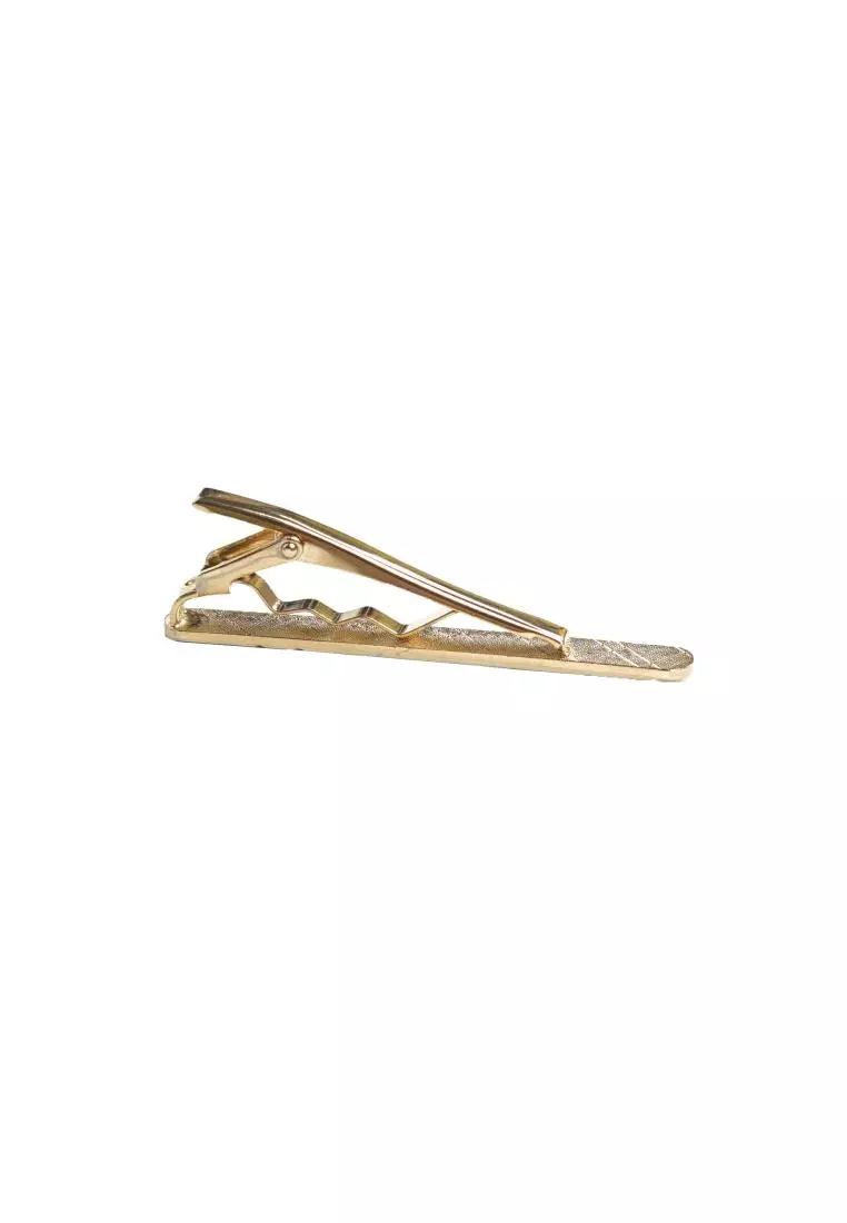 Houseofcuff Pin Tie Jepit Dasi Slim Gold A18