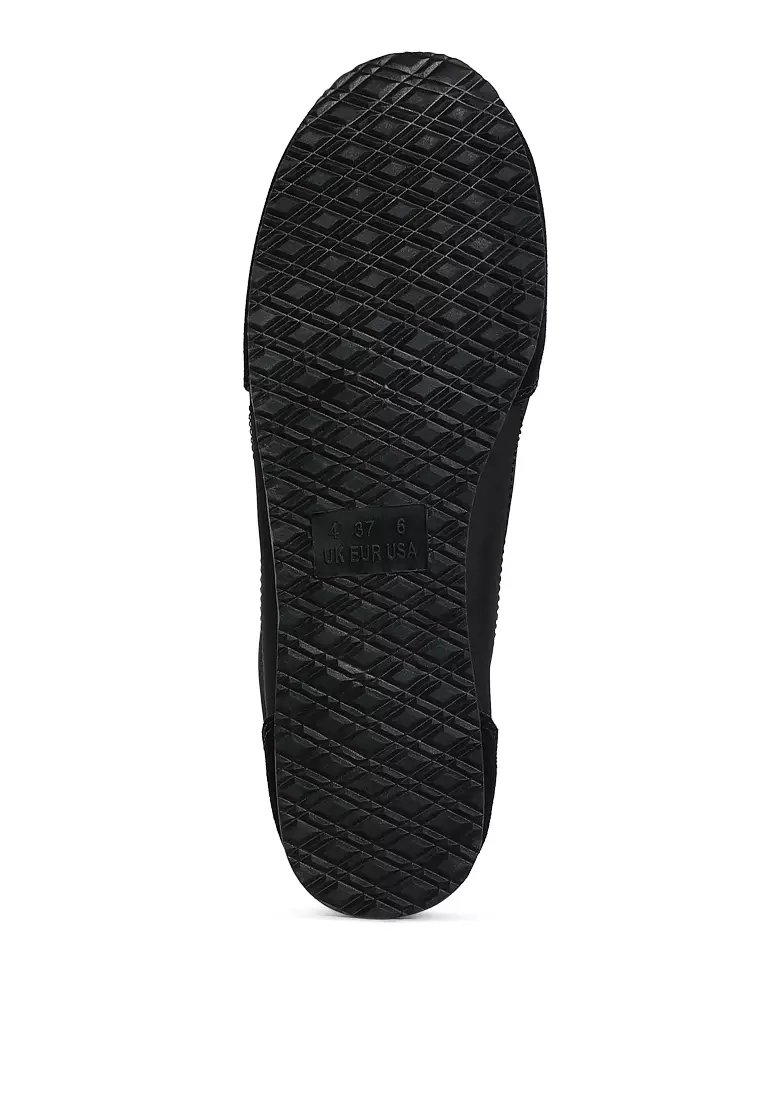 Sepatu Kets Suede Warna Hitam