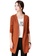 A-IN GIRLS brown Casual Wild Hooded Knitted Jacket BFE75AA7400AA8GS_1