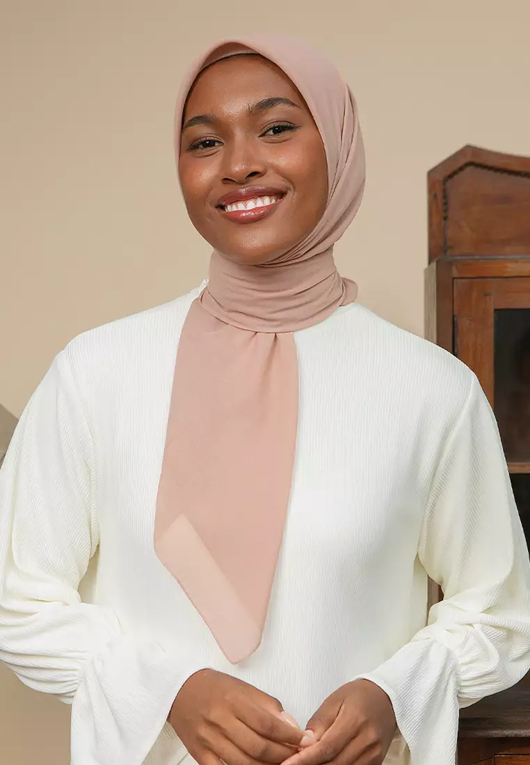 Nala Voal Square Peach