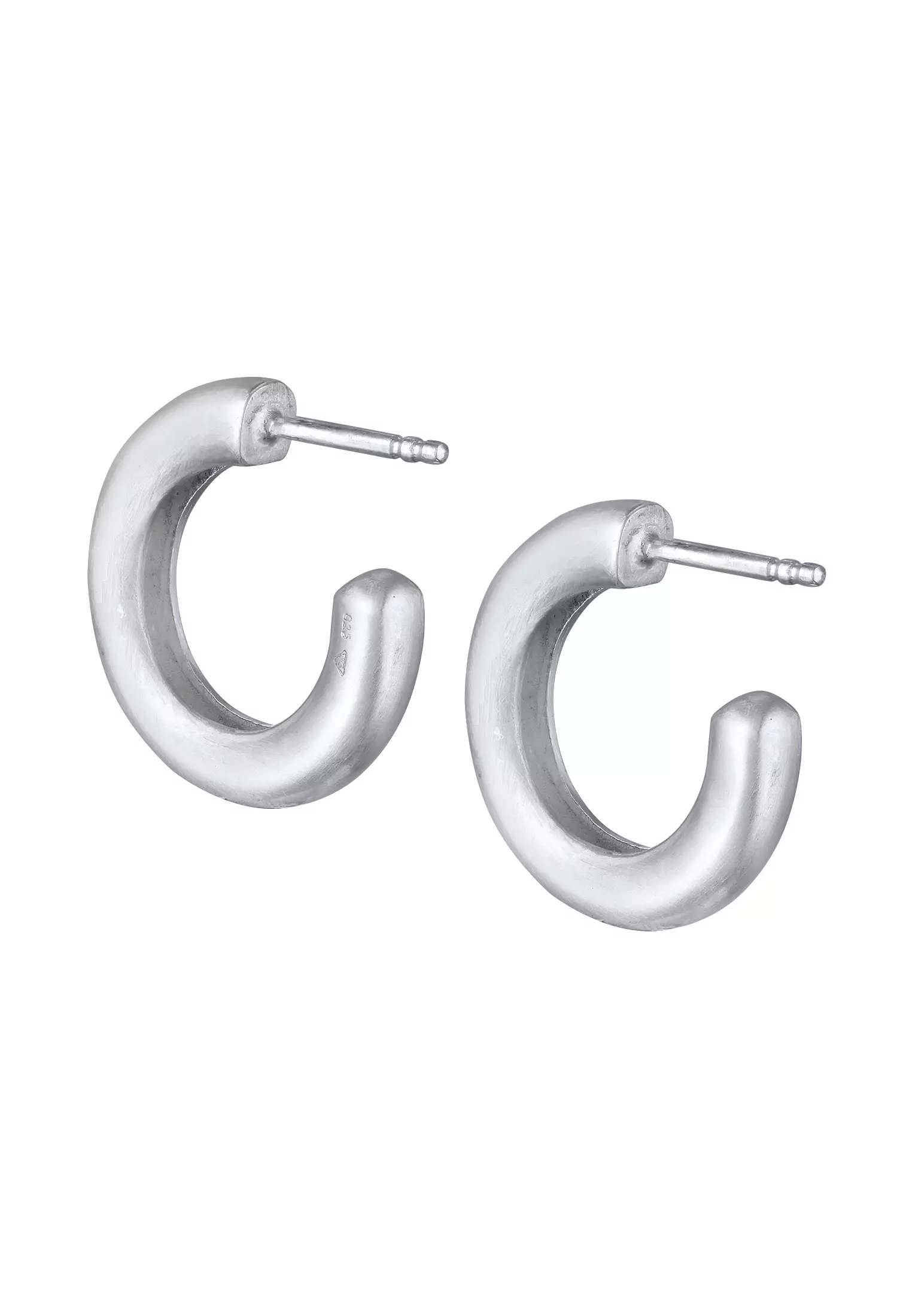 Earrings Men Creol Classic Matt
