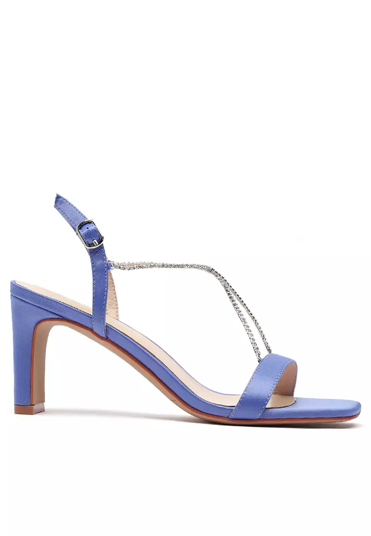 Discount on Twenty Eight Shoes  shoes - SKU: 8cm Cross Chain Strap High Heel Sandals 272-25