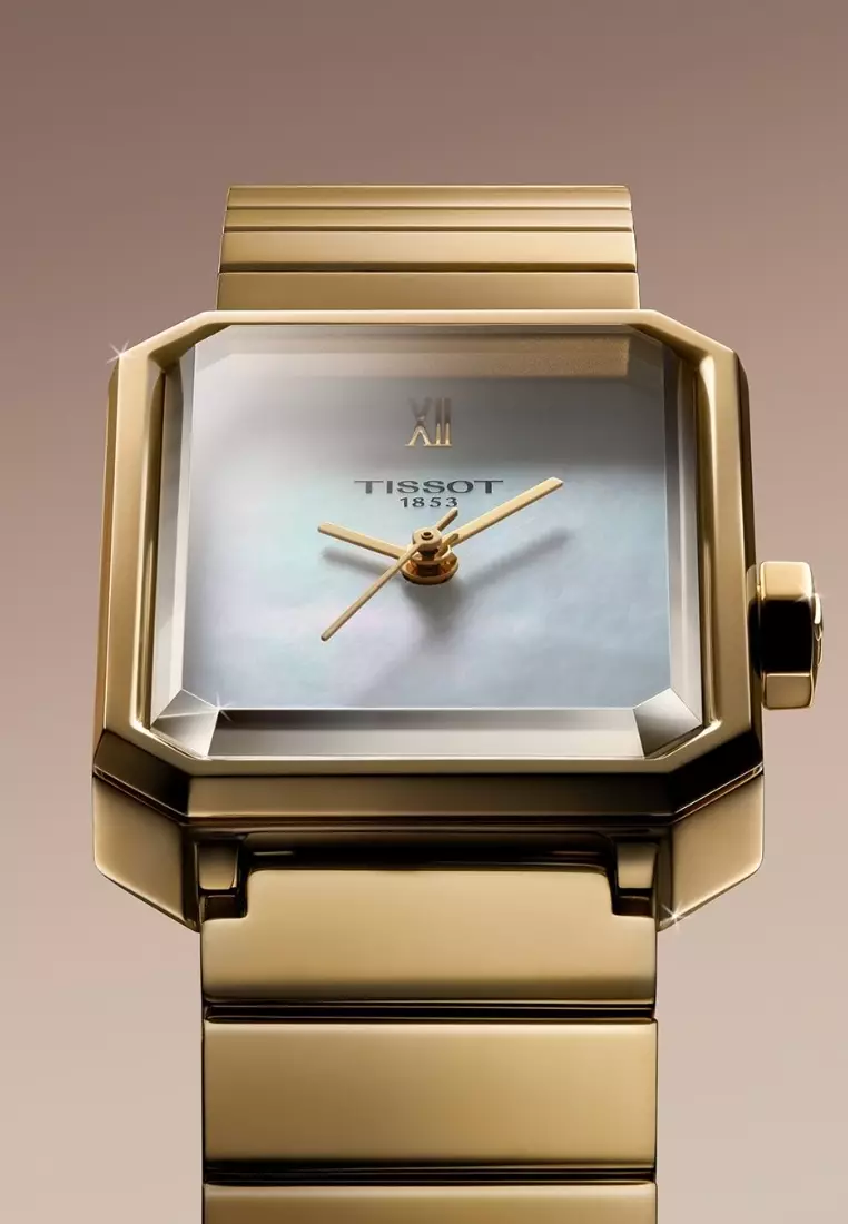 Buy Tissot Tissot SRV 30mm Rectangular Watch Case White Mother-Of-Pearl ...