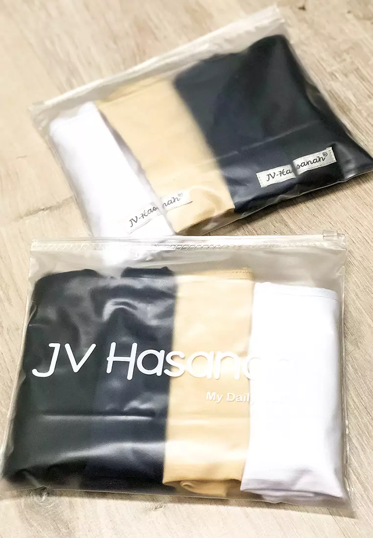 JV Hasanah Ciput Inner Hijab 4 color | Ciput Polos Rayon Adem